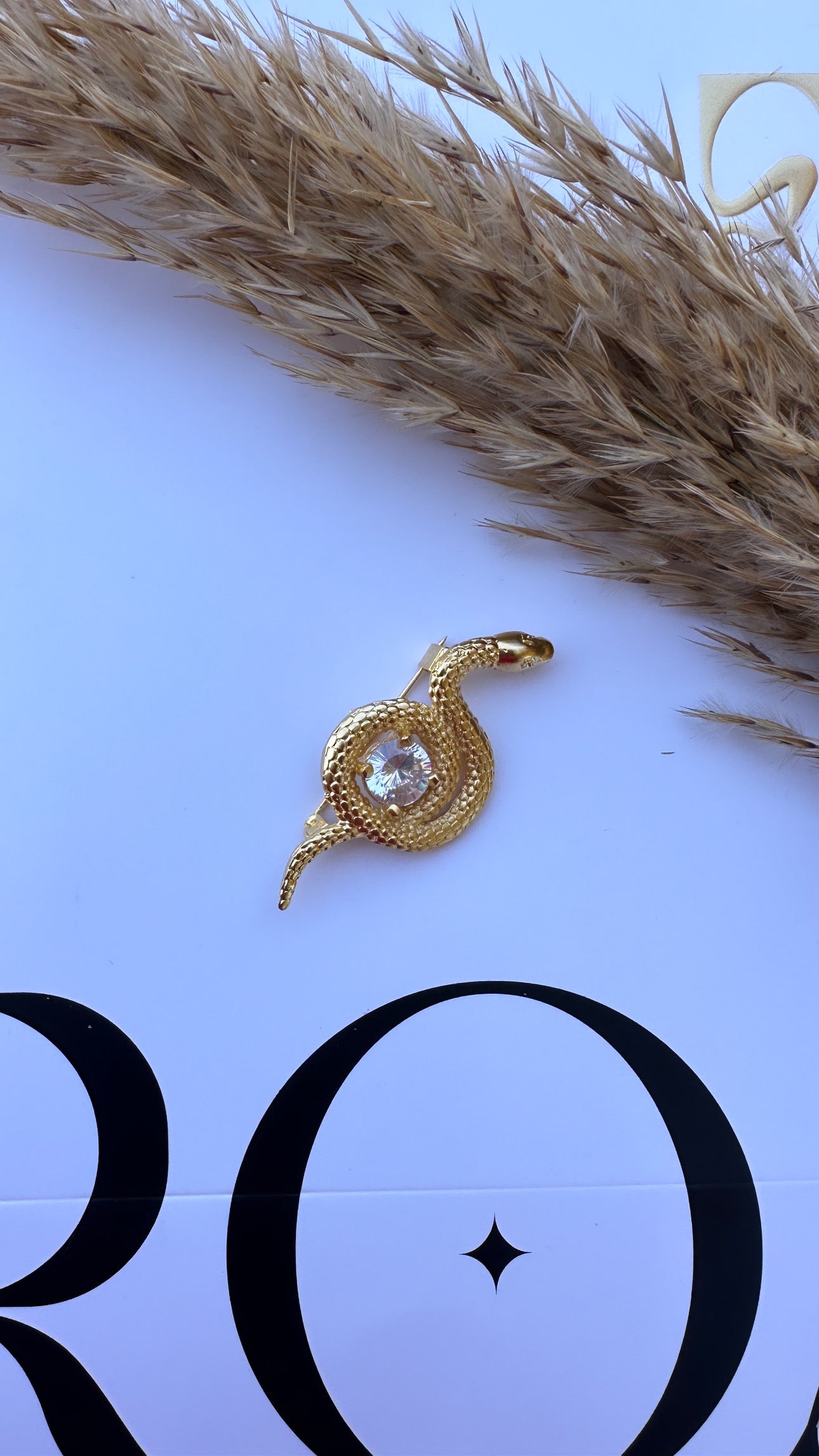 Snake brooch