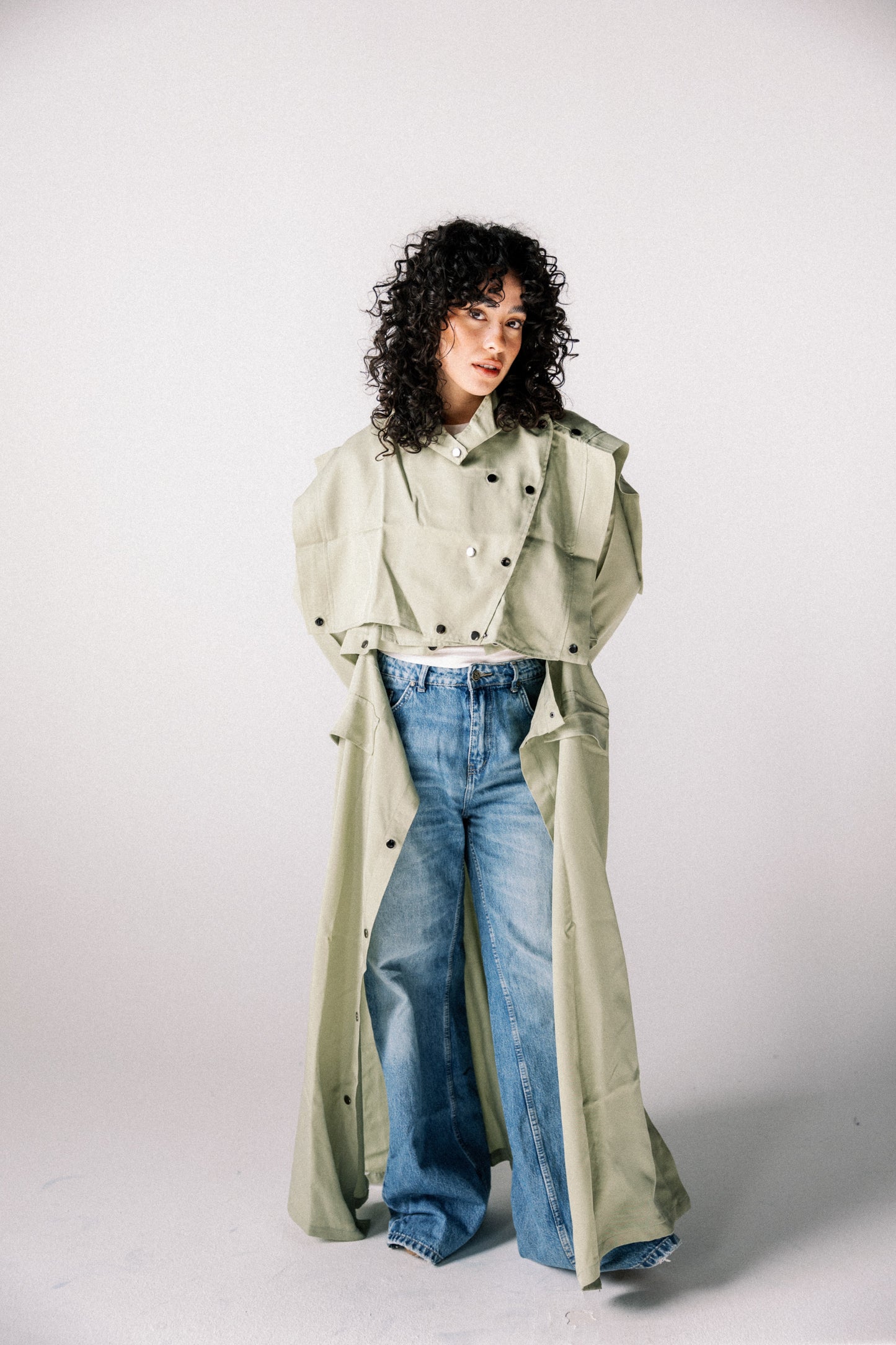 Jouzoor tensile coat in mint