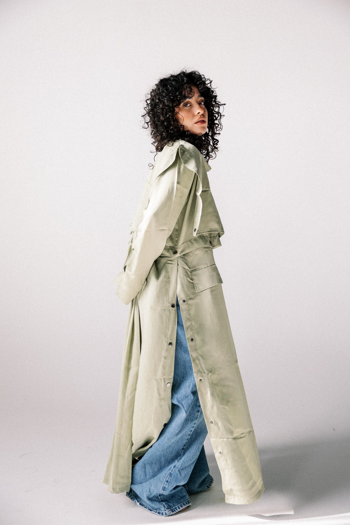Jouzoor tensile coat in mint