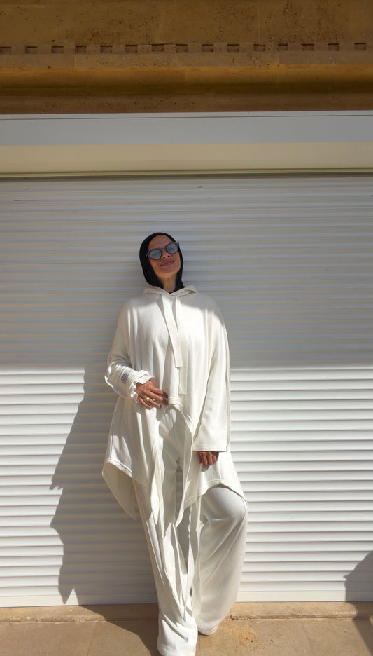 Double Lined Set In Off-white