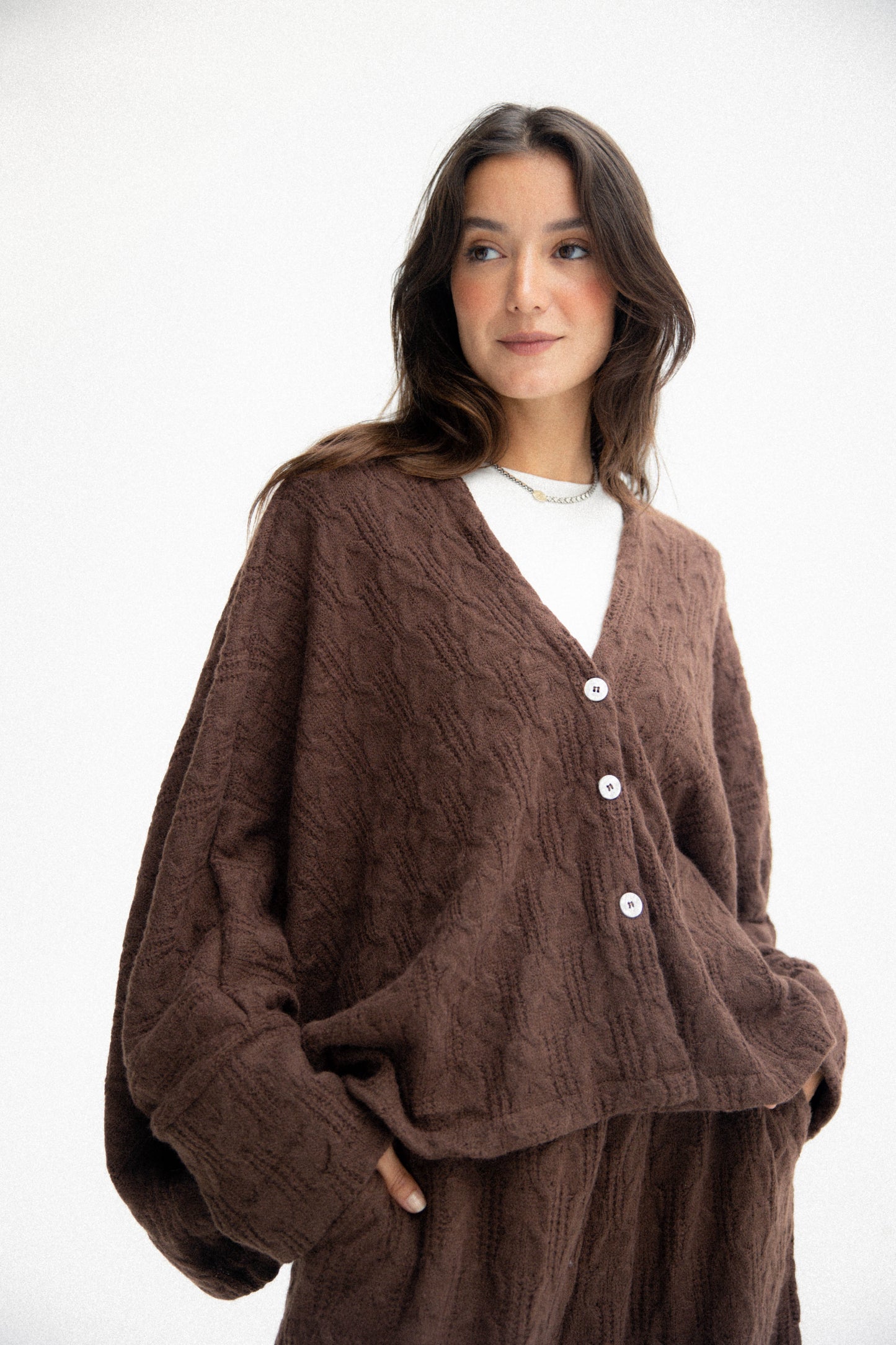 Cape Set In Brown