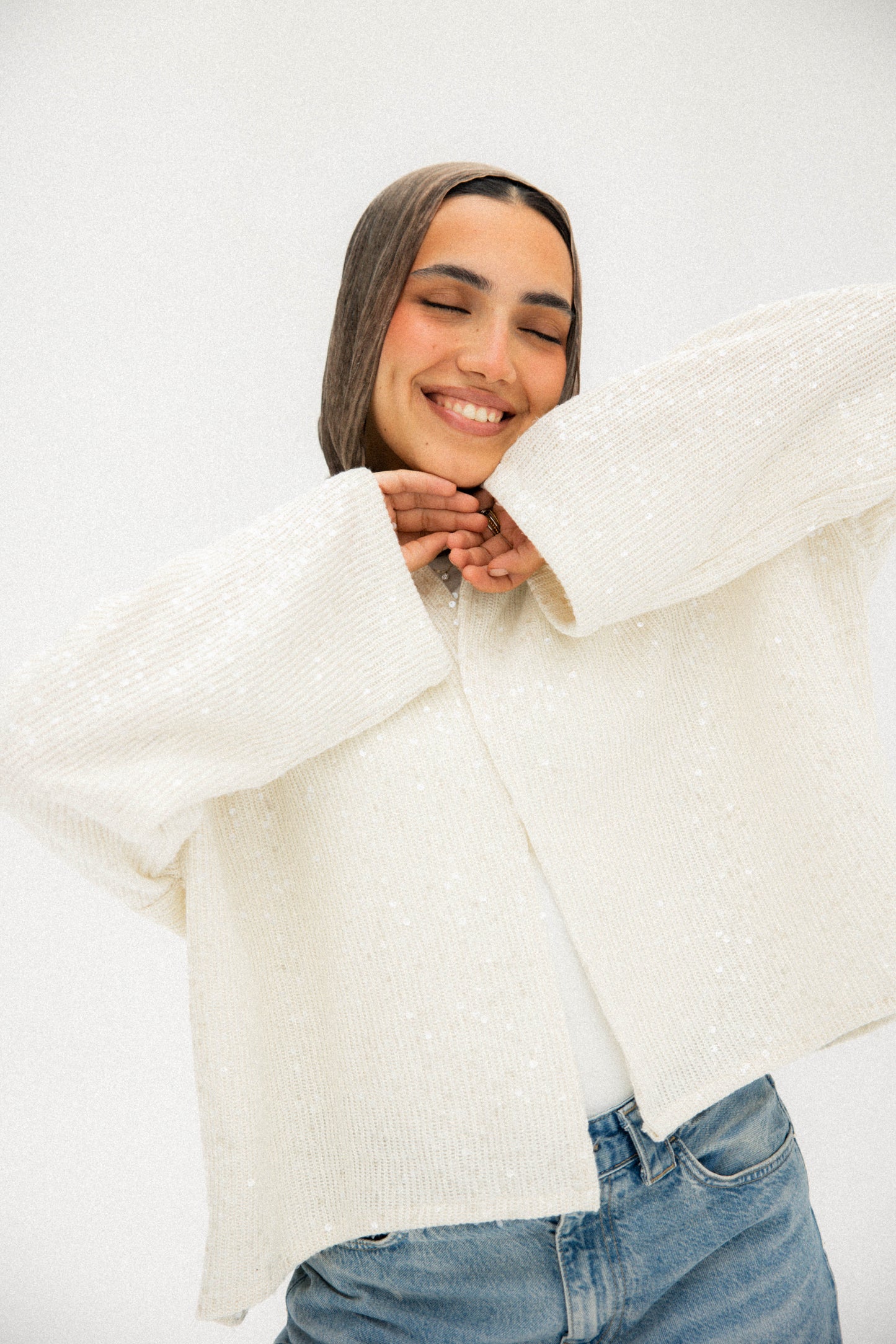 Bling Bling Kimono In creamy