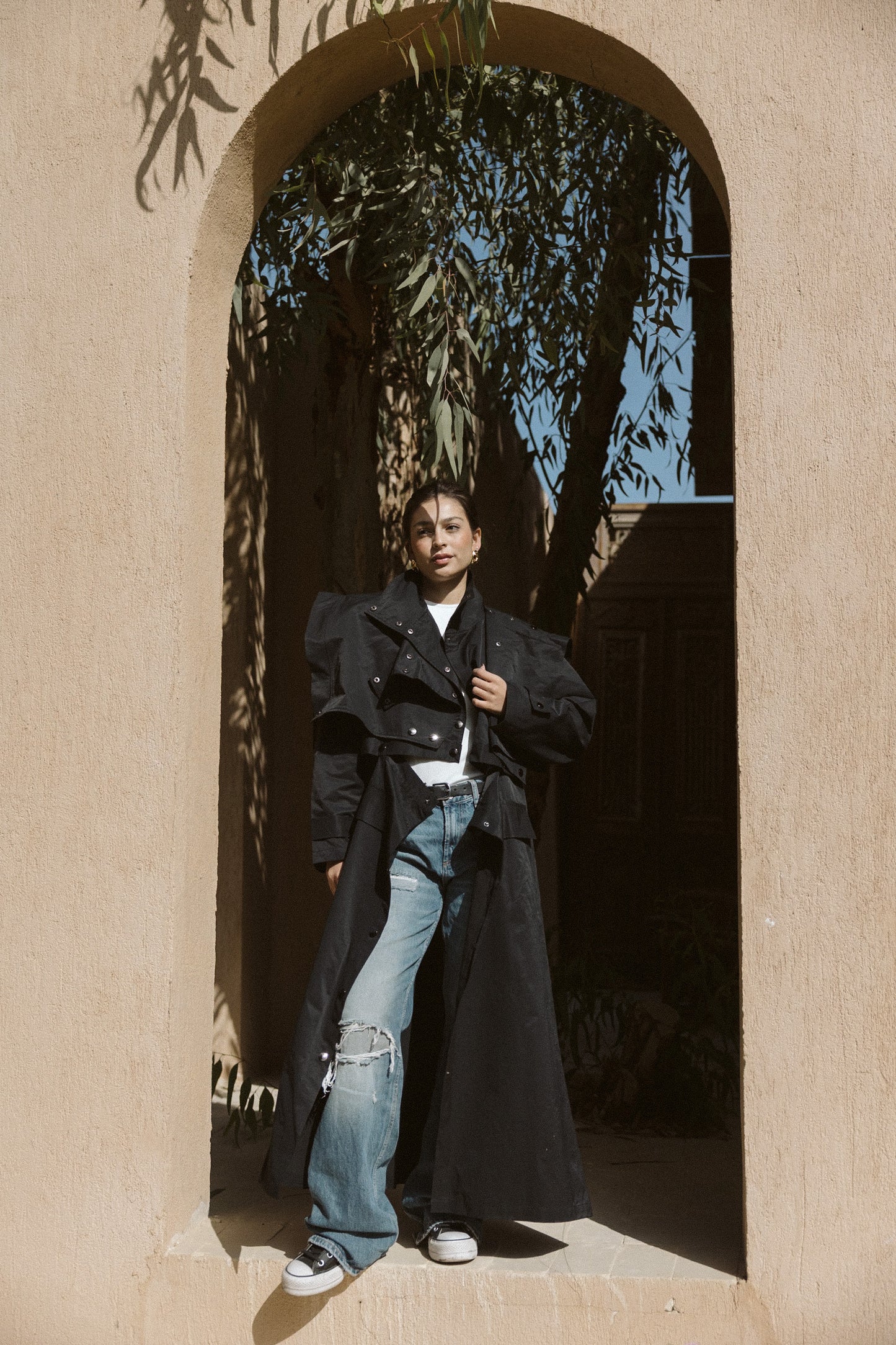 Jouzoor Coat In Black