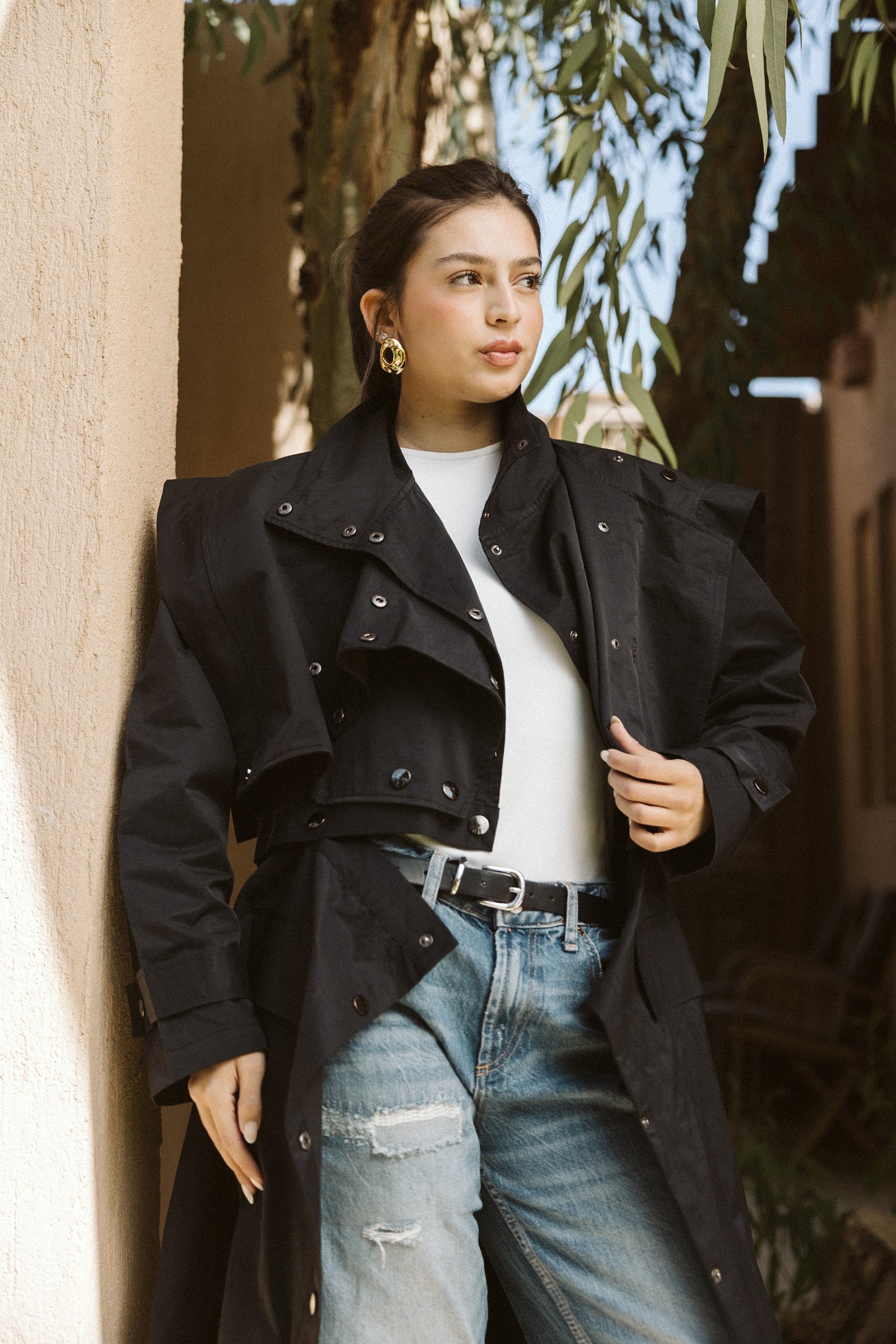 Jouzoor Coat In Black