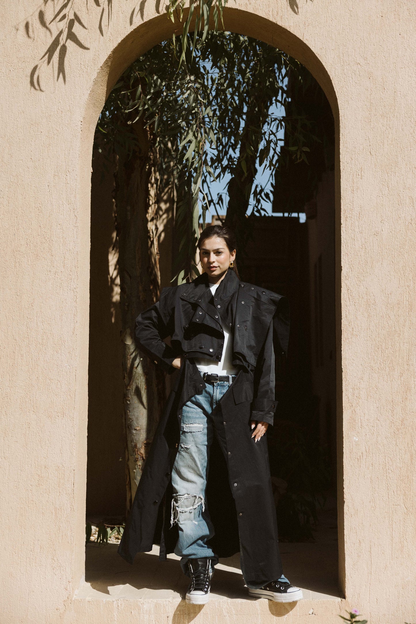 Jouzoor Coat In Black