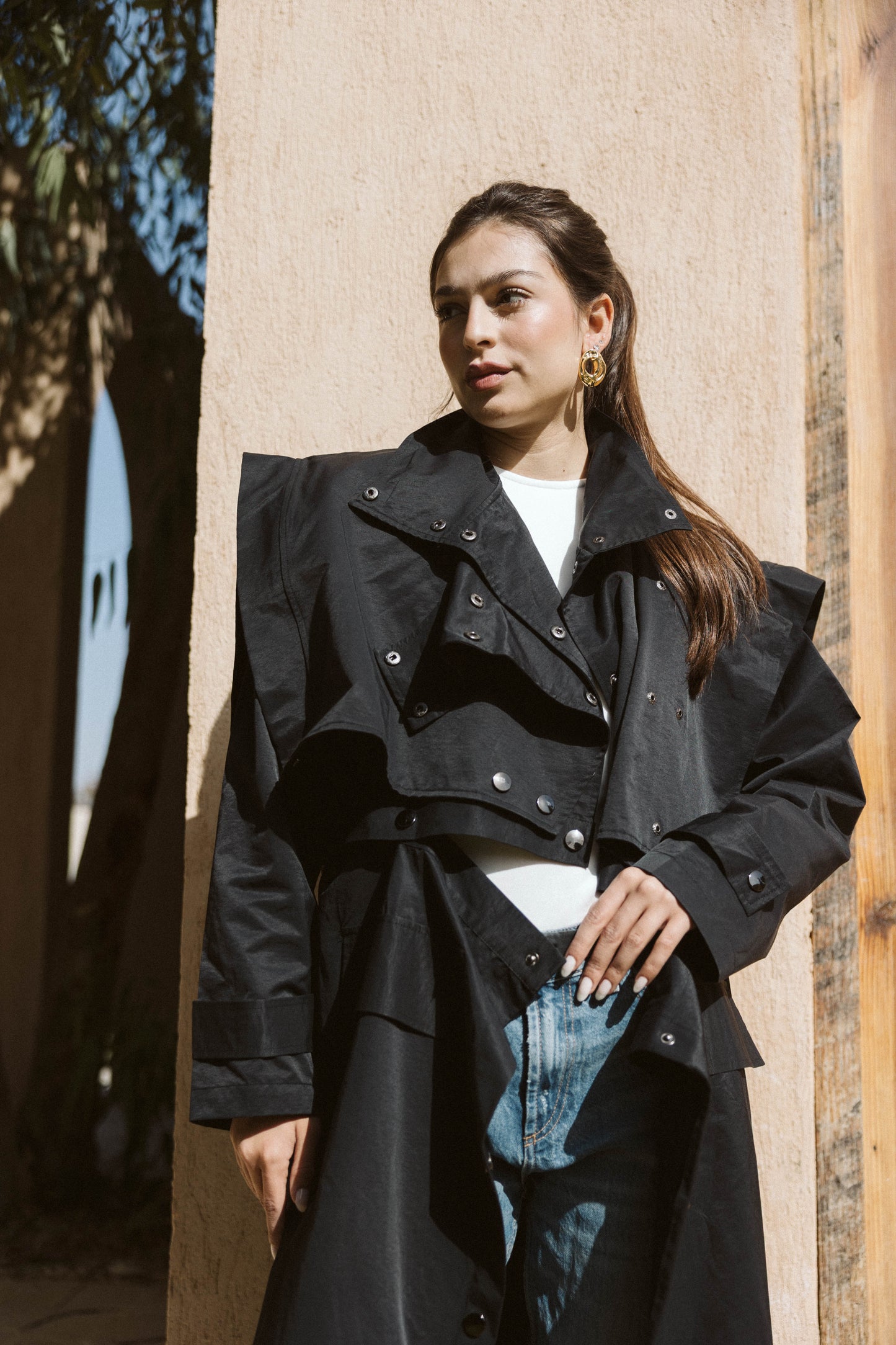 Jouzoor Coat In Black