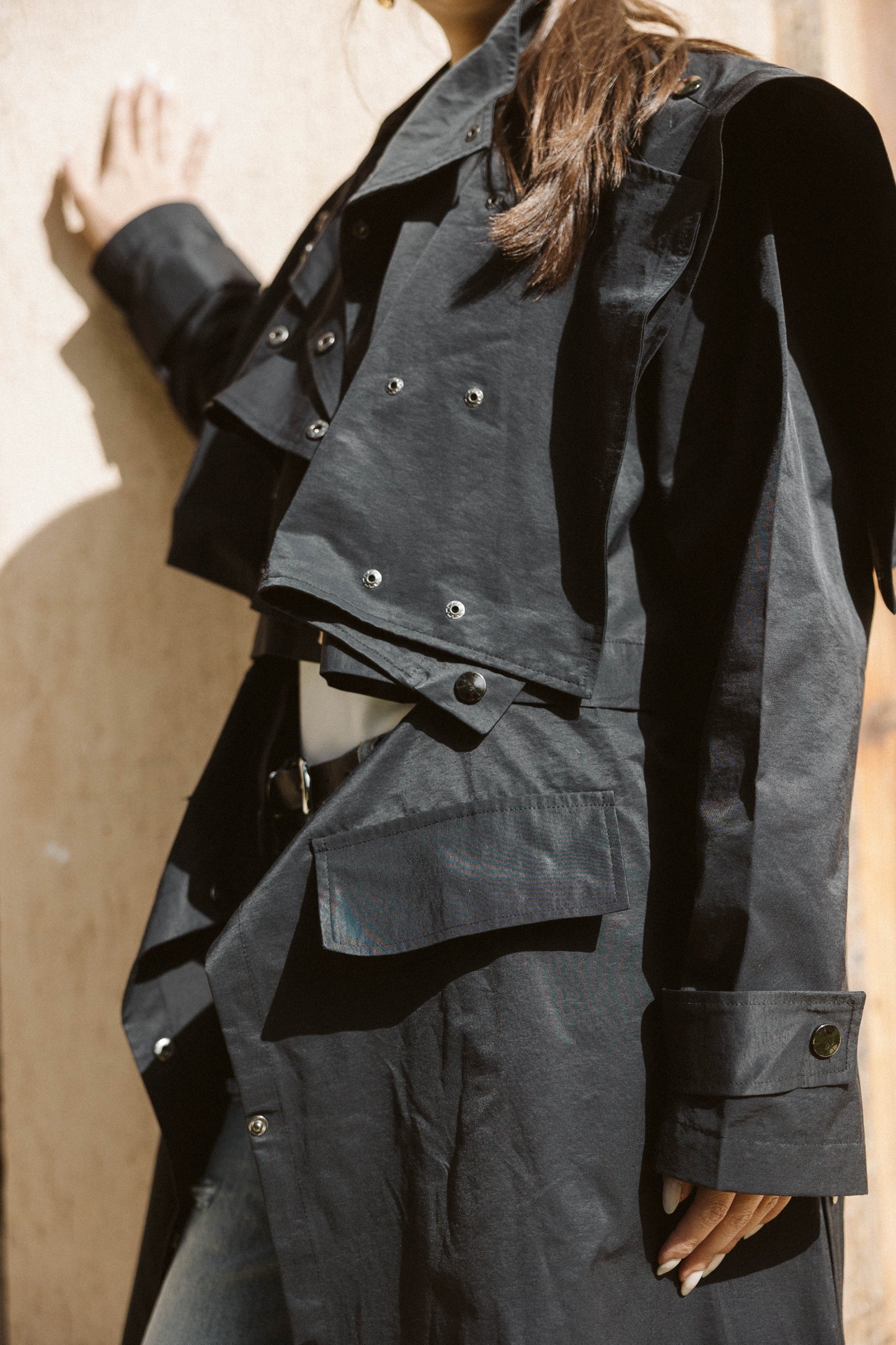 Jouzoor Coat In Black