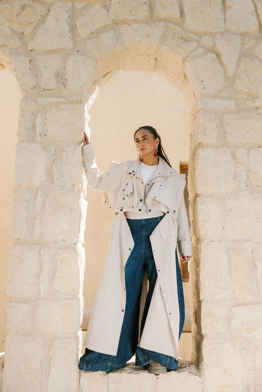 Jouzoor Coat In Cafe