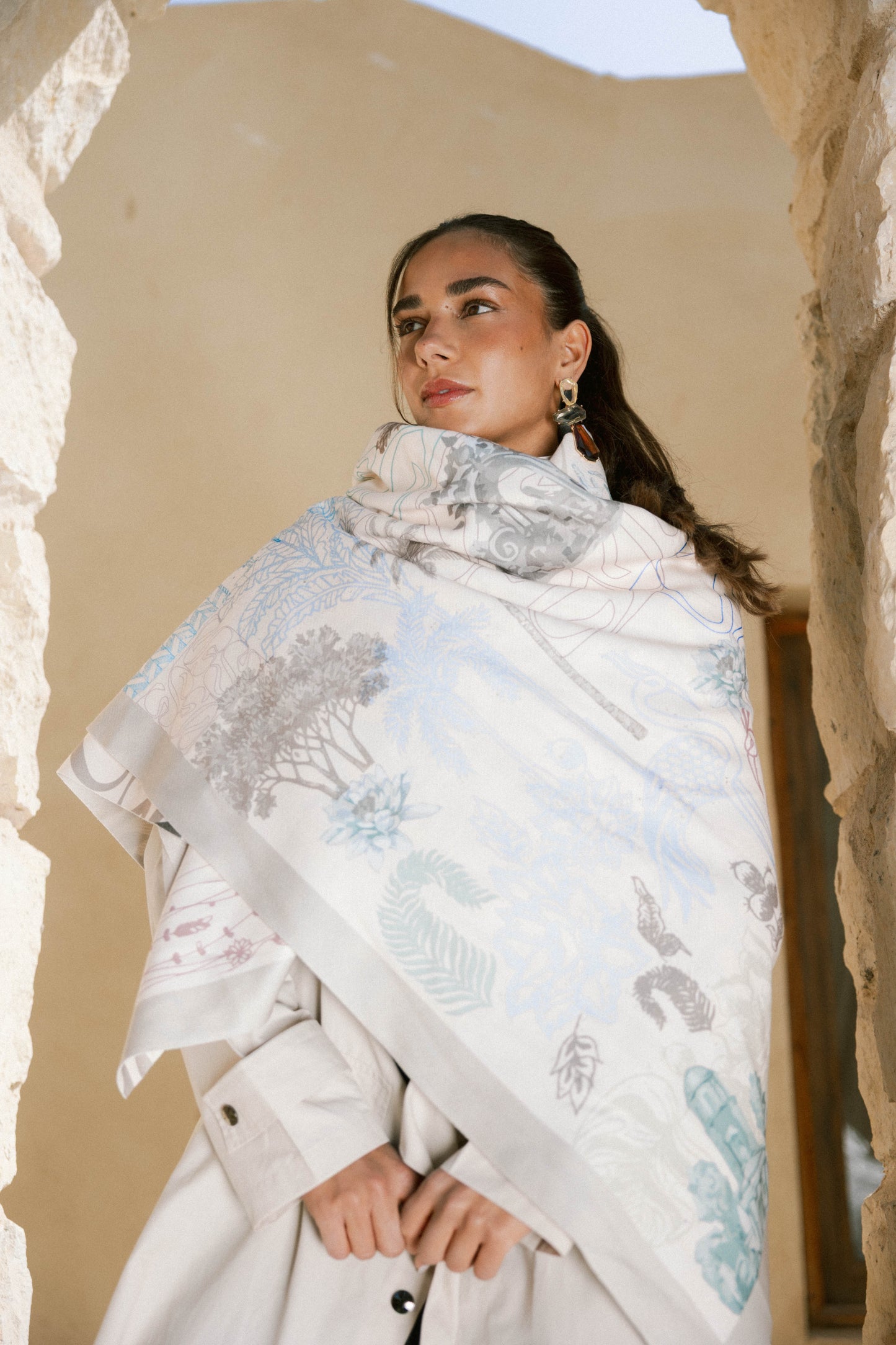 Daiy Wool Scarf