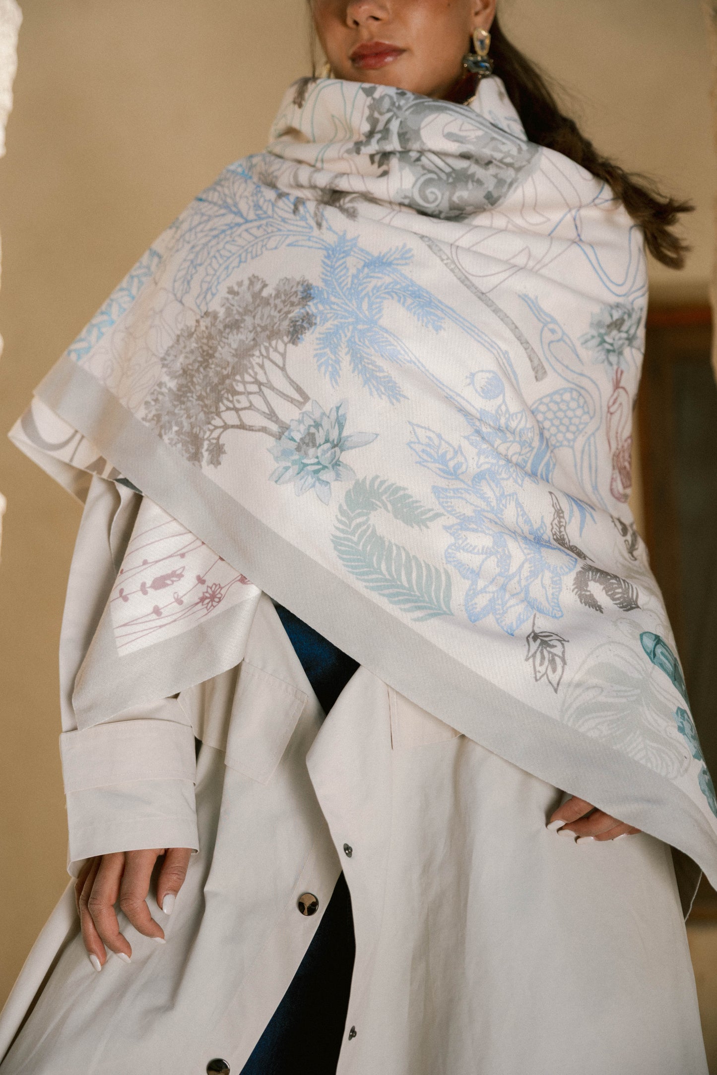 Daiy Wool Scarf