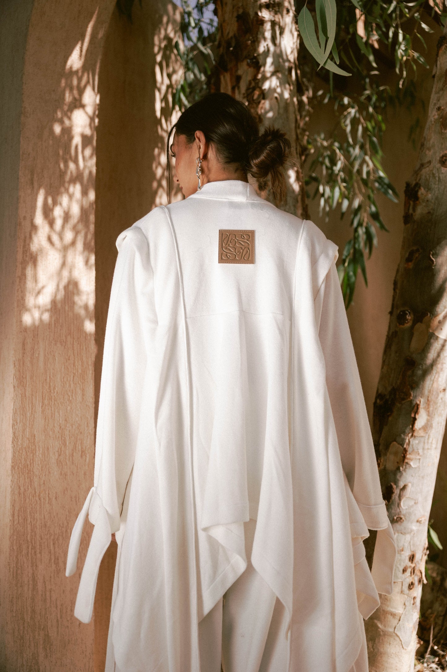 Ghalia Wool Set In Off-white