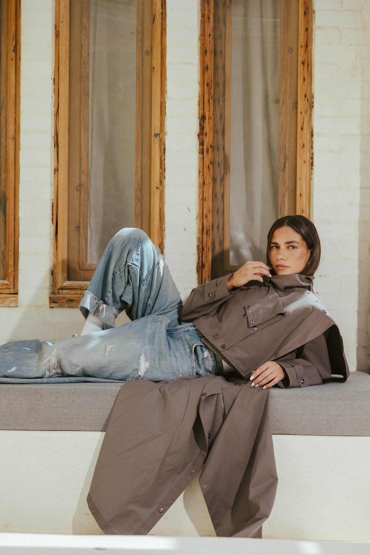 Jouzoor Coat In Griesh