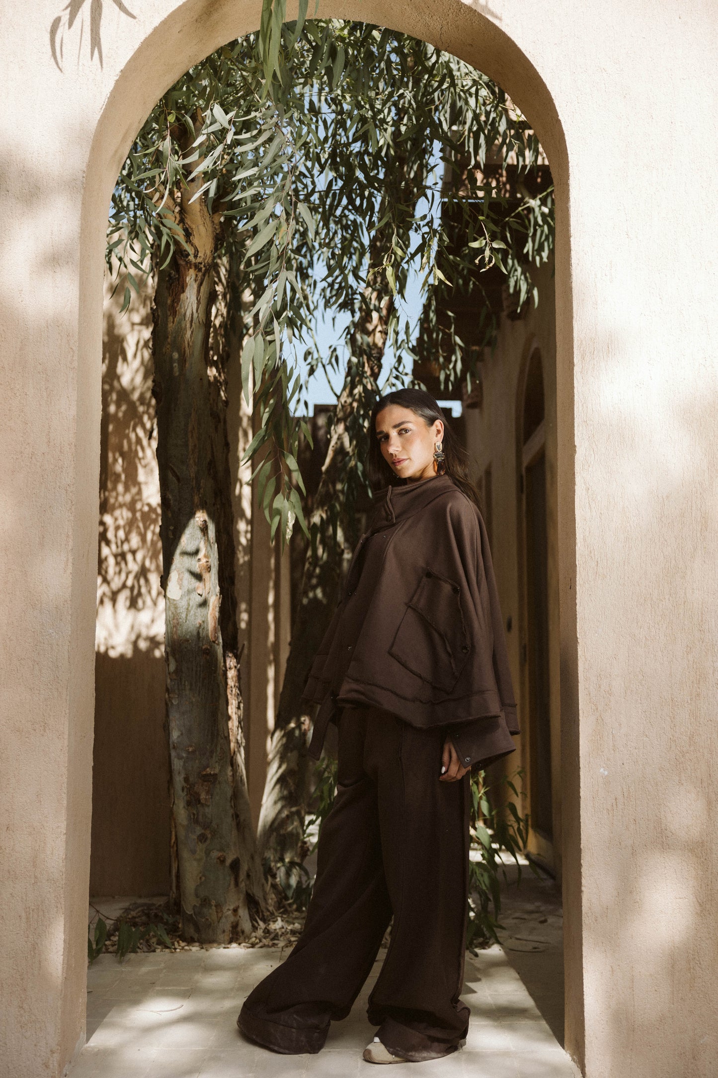 Daiy Cotton Set In Brown