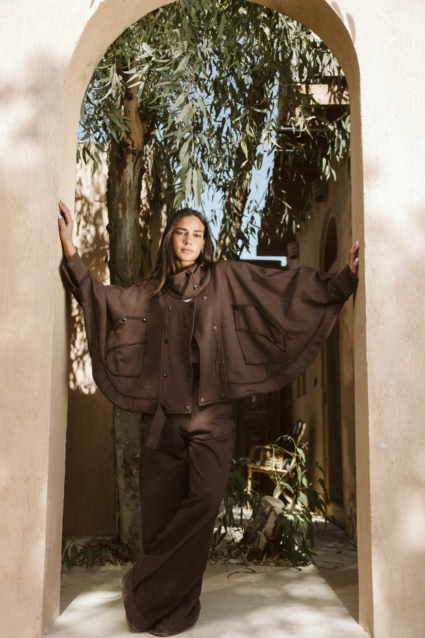 Daiy Cotton Set In Brown