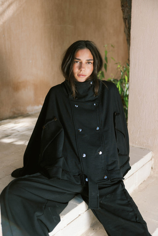 Daiy Cotton Set In Black