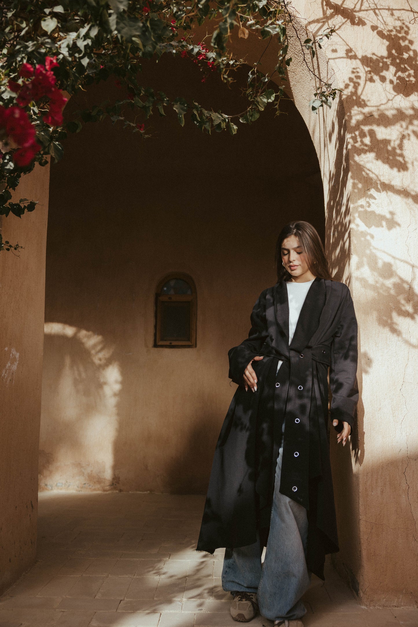 Qessa Kimono In Black
